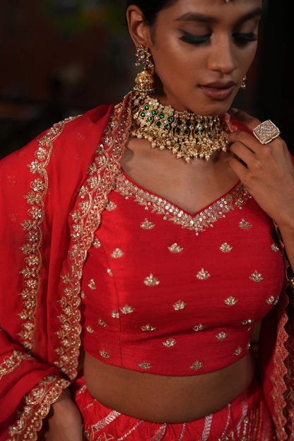 Heritage Wedding Wear Ring In Square With Jadau Stones And Pearls