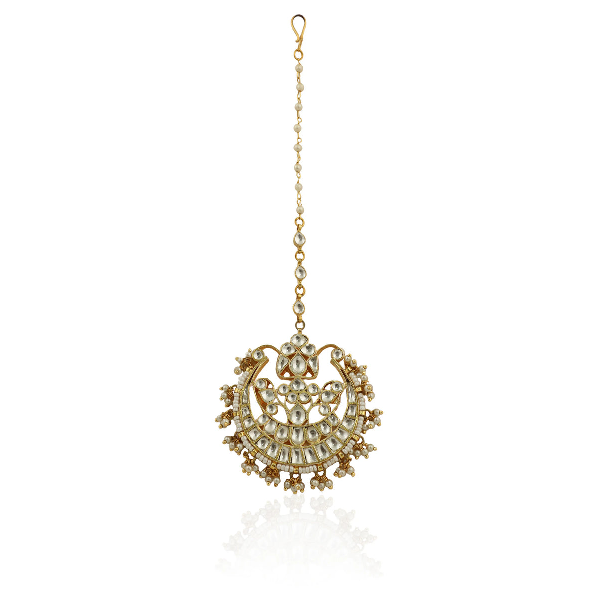 White Jadtar Small Stones Tikka