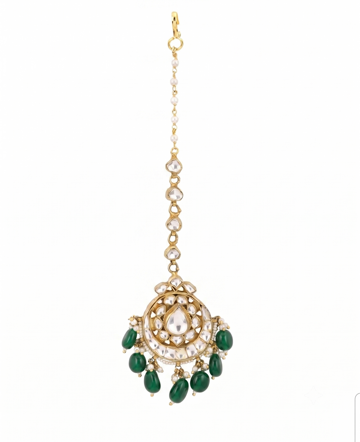 Gold Plated Maang Tikka Jewellery