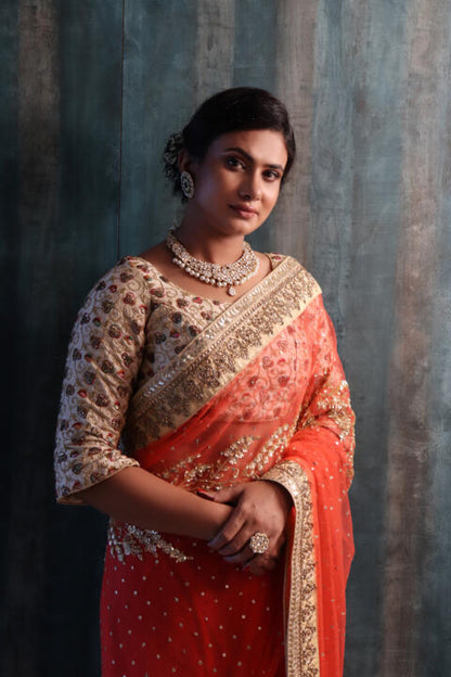 White Pearls And Jadtar Stdded Necklace set