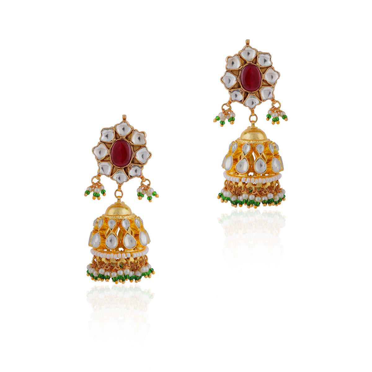Peacock design rajwadu choker set