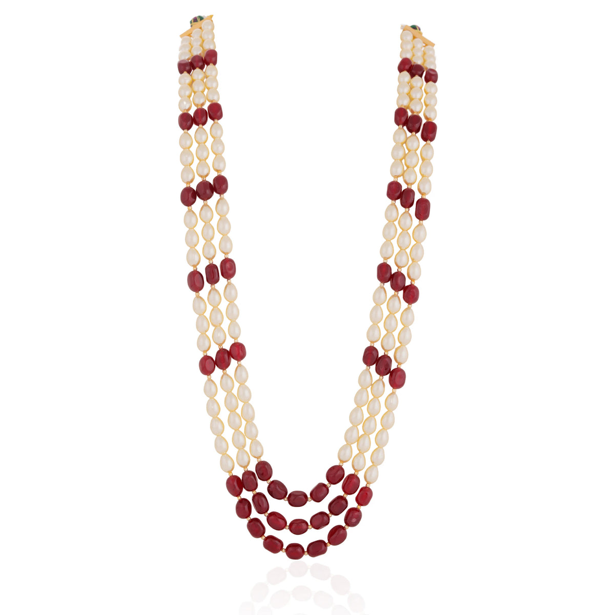 Gold Plated Beaded Traditional Fnacy Maala for women