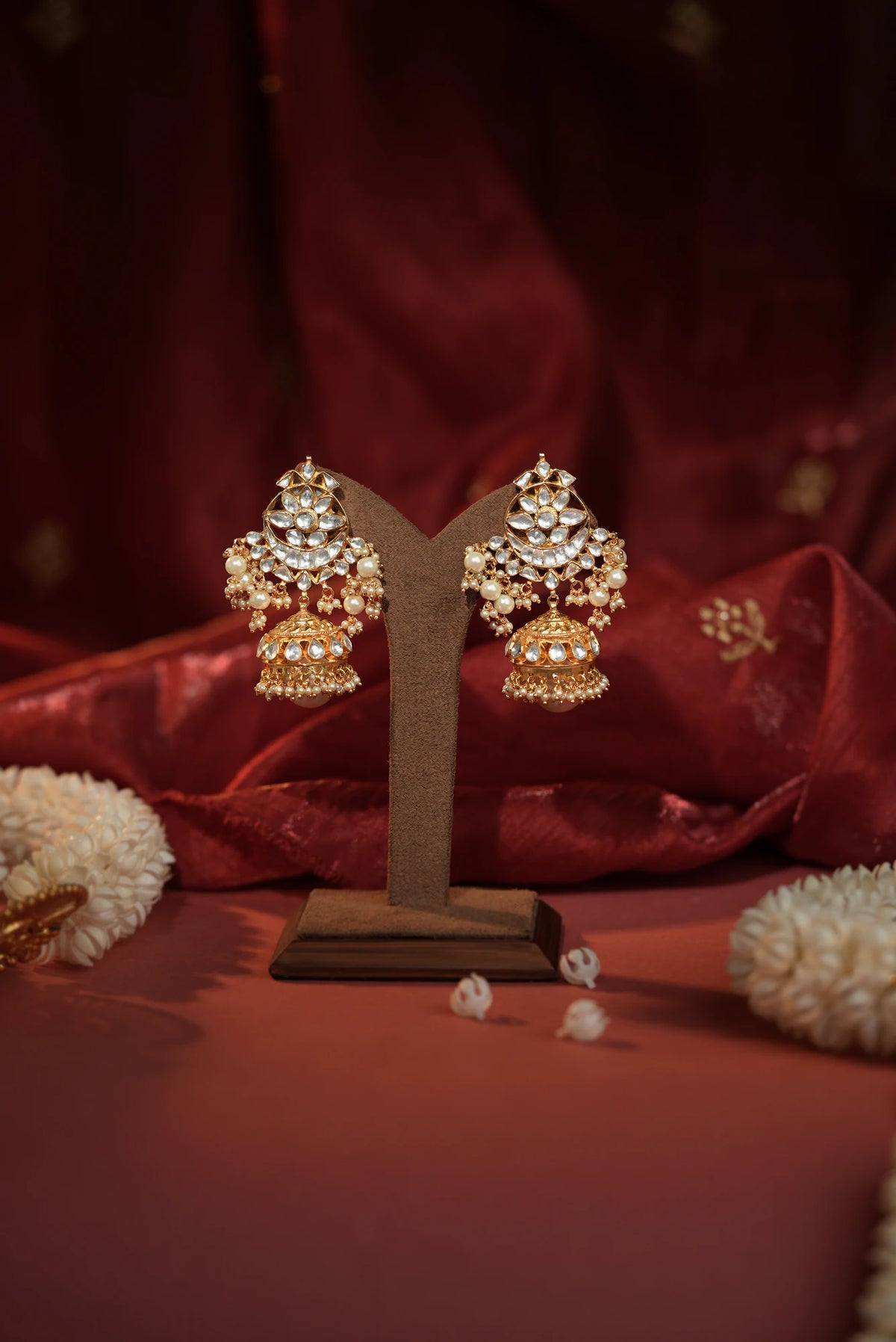 Ethnic Jadtar and Semi-Precious Stone Choker with Matching Earrings