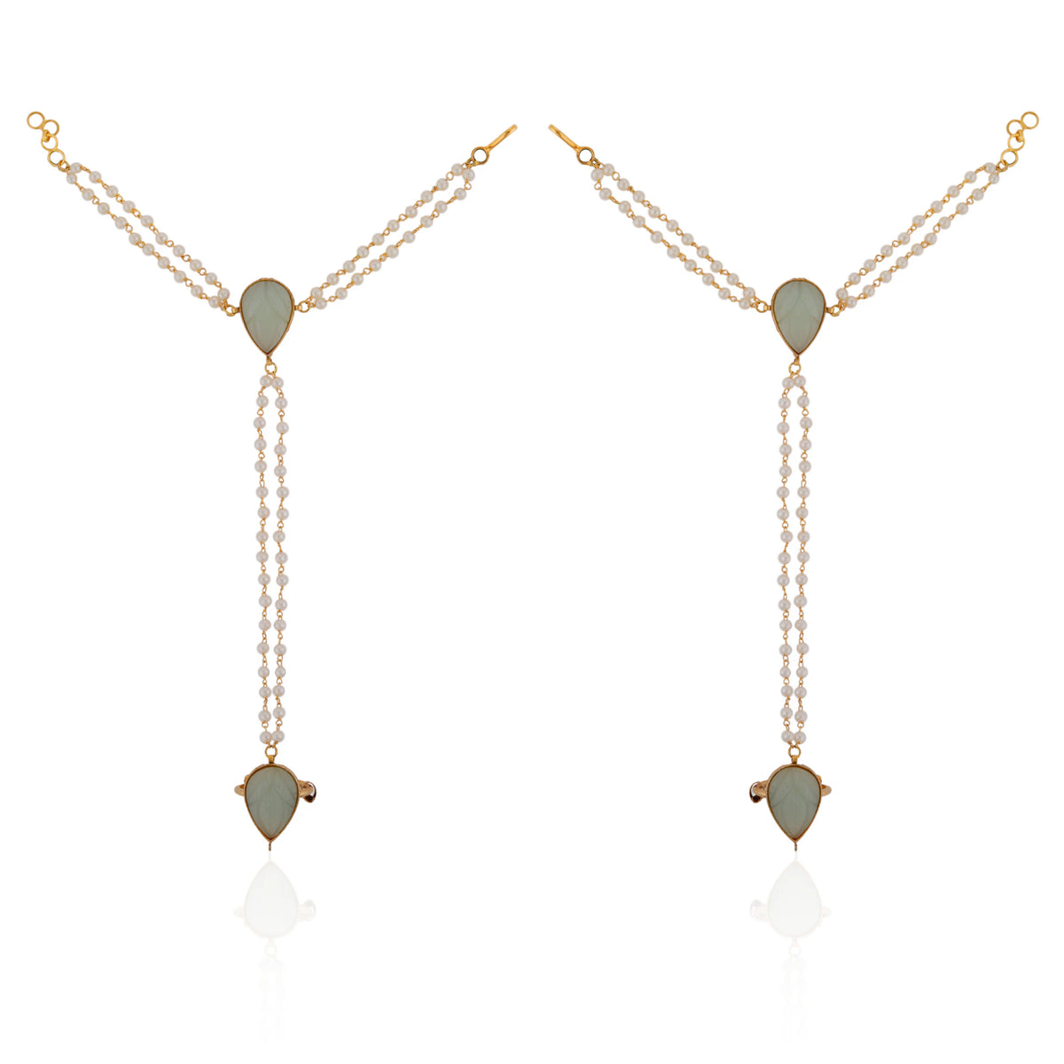 Pearl Hathphool,panja,hand harness,Indian jewellery