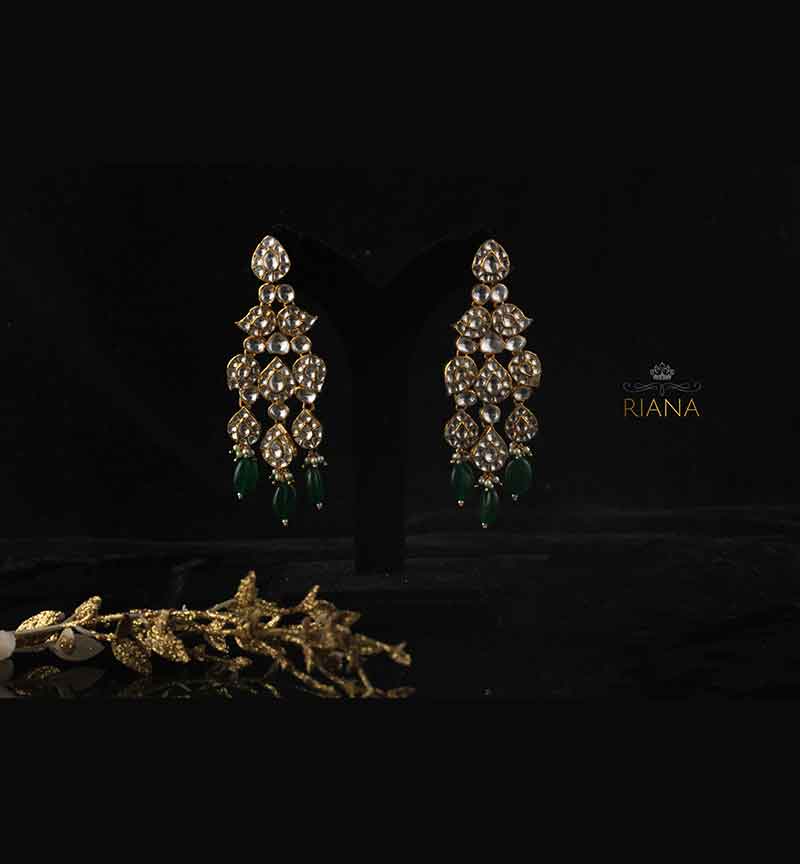 Earrings with long hangings