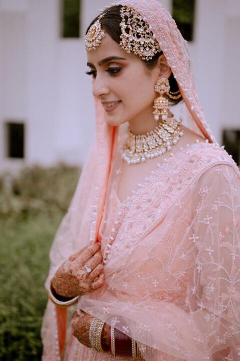 Gold Plated White Choker With Pearls Necklace Set With Earrings
