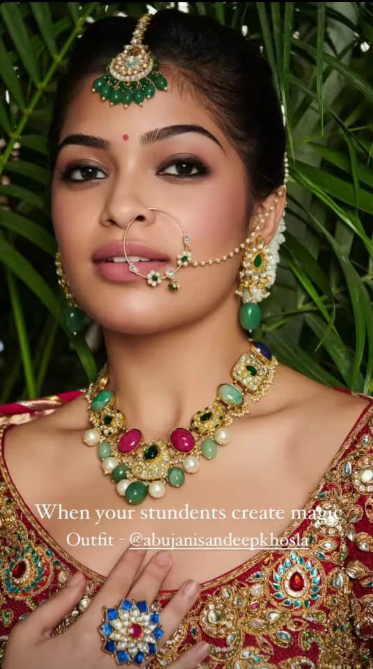 Multicolour Traditional Necklace Set