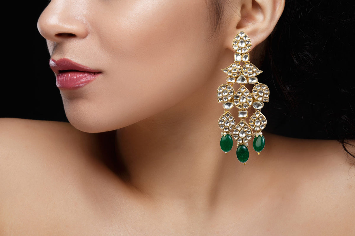 Earrings with long hangings