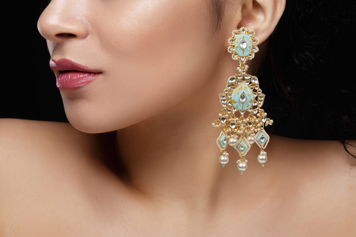 Meena Worked Earrings