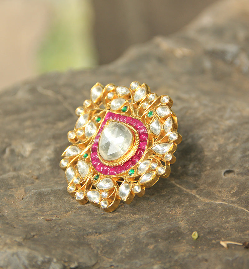 Stone Studded Bridal Ring