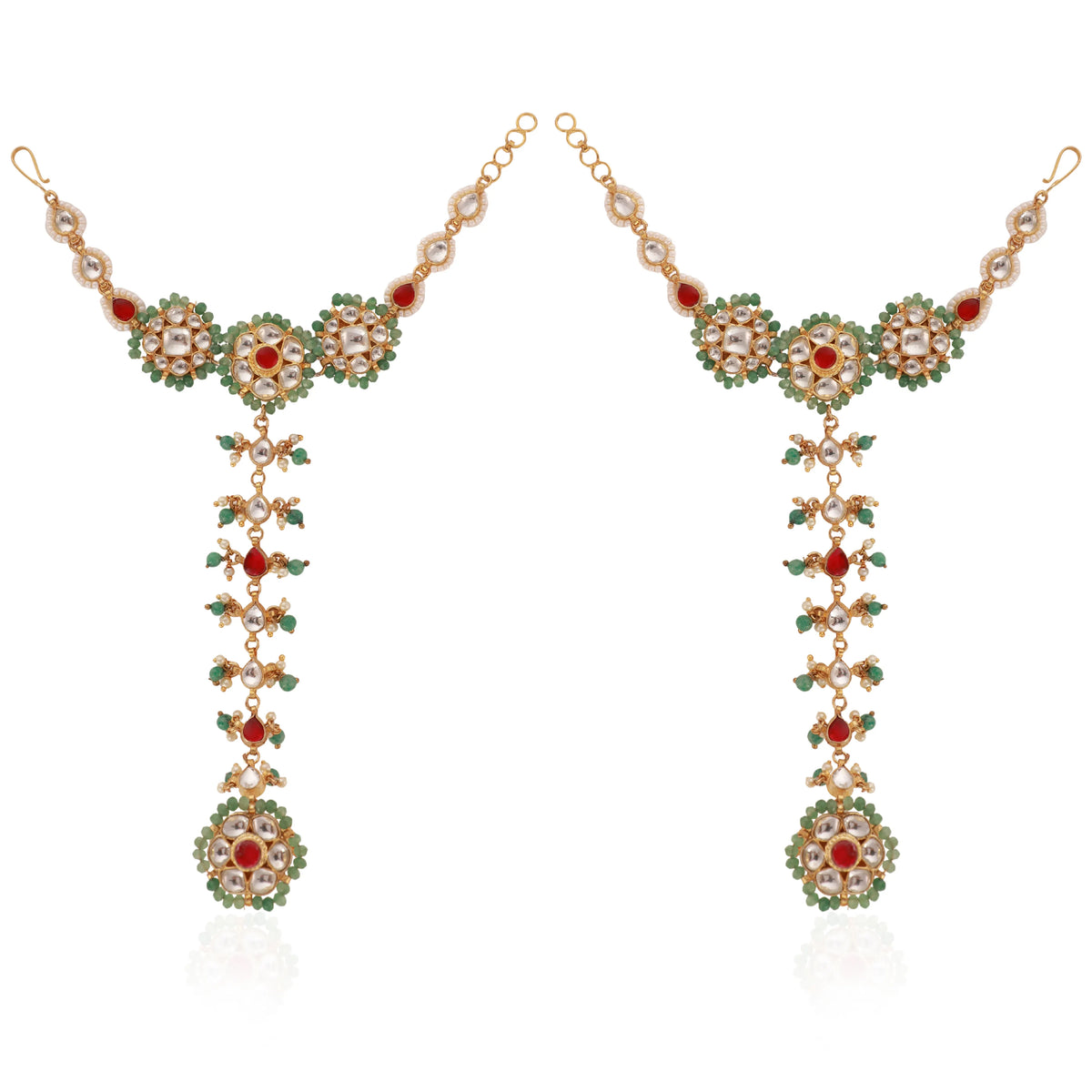 Multicoloured Wedding Wear Hathphool(Pair)