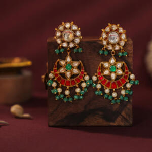 Traditioal yet royal indian style earings