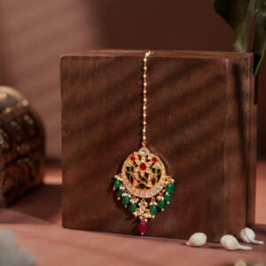 Ethnic tikka in multicolour design