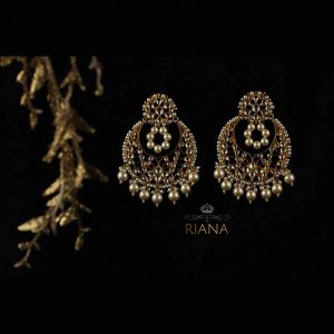 Top styled traditional earring