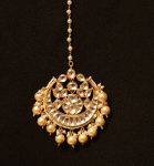 Moon Shapped Stone Studded Maang Tikka