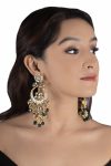 HEAVY BRIDAL NECKLACE WITH UPPER GOLDEN BALLS