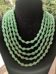 5 STRING SEA GREEN NECKLACE