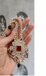 Red Stone Jadtar Kilangi Design Jewellery