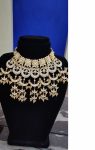 gold plated heavy long necklace bridal jewellery