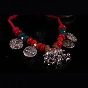 Navratri Special Oxodised Neckpiece