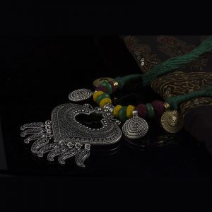 Navratri Special Oxodised Neckpiece