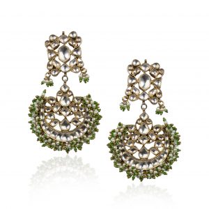 CHAND SHAPED  EARRINGS