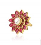 Floral Shapped kundan ring