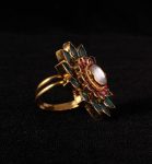floral jadtar ring
