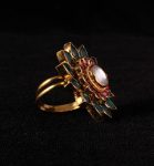 floral jadtar ring