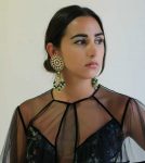 Traditional long multicolor baalis